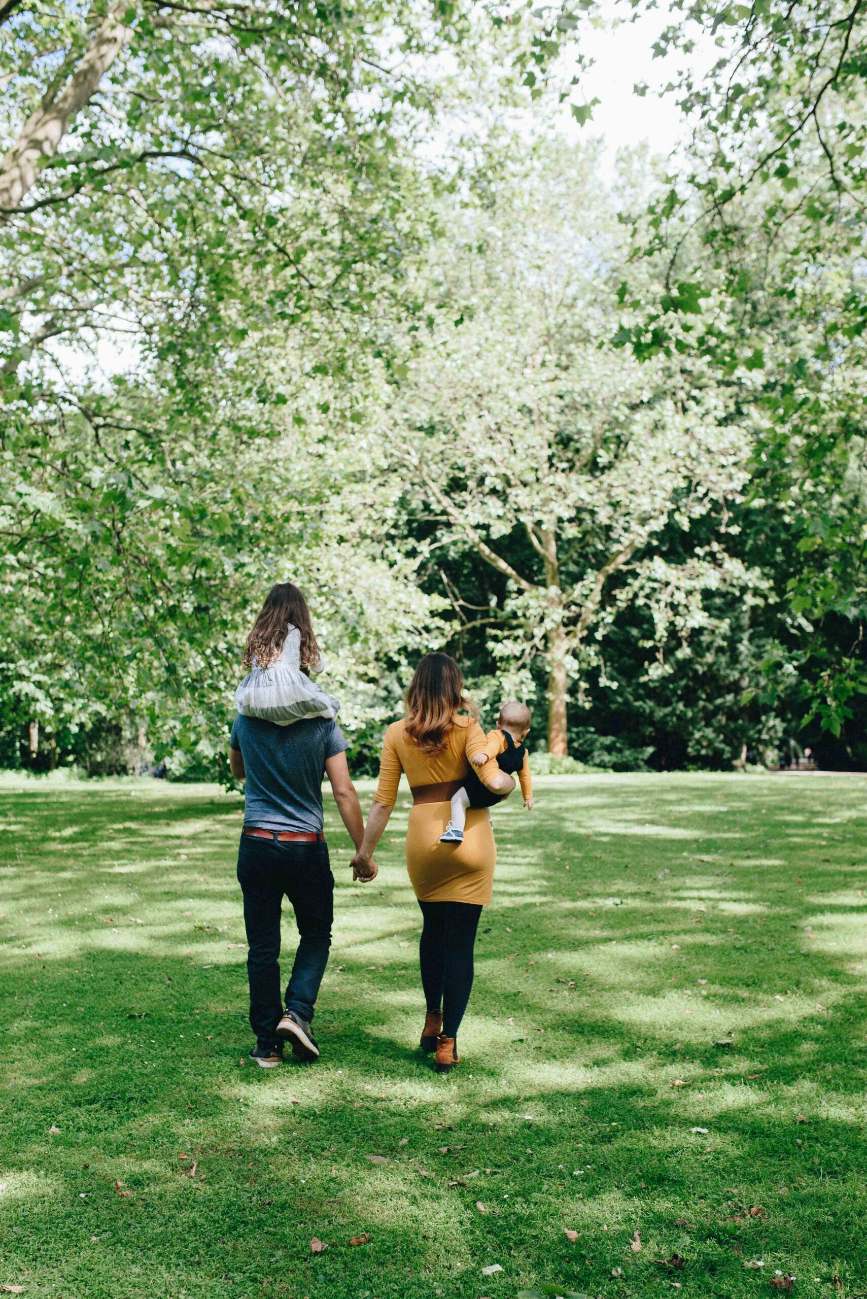 Familienfotos im Park